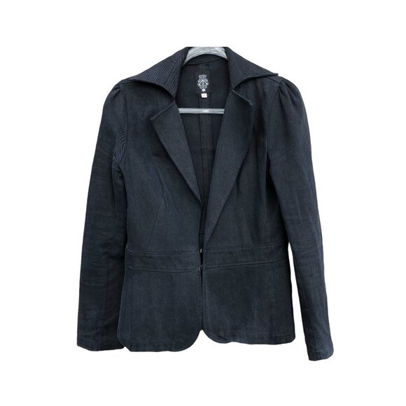 Smashing Grandpa Rock Couture Vintage Blazer Cotton Blazer Size 2 - Picture 2 of 4